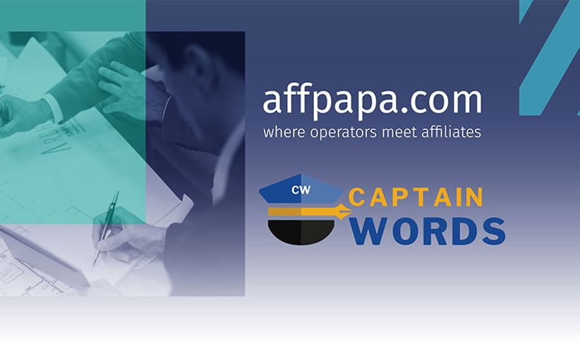 Captain Words and AffPapa partnership.