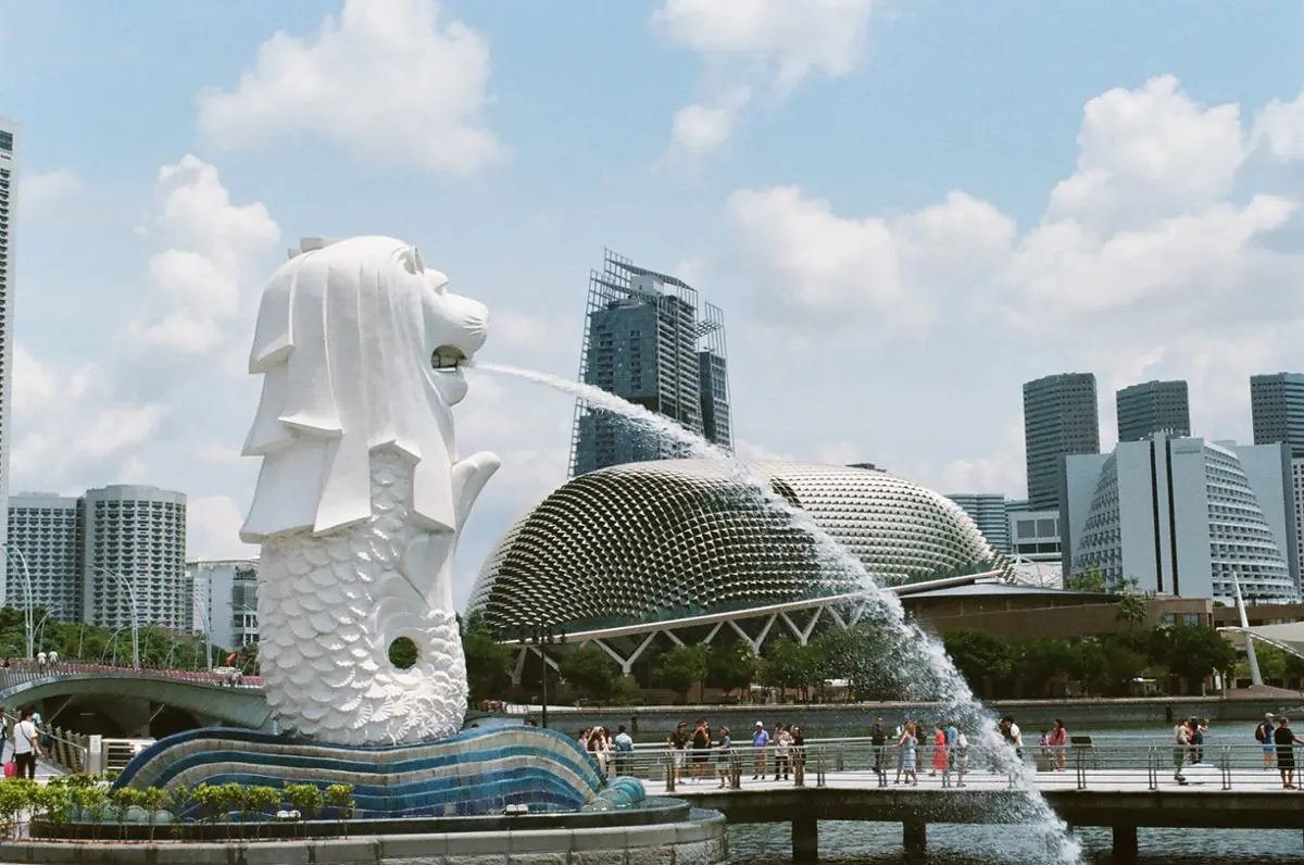 A look at downtown Singapore.