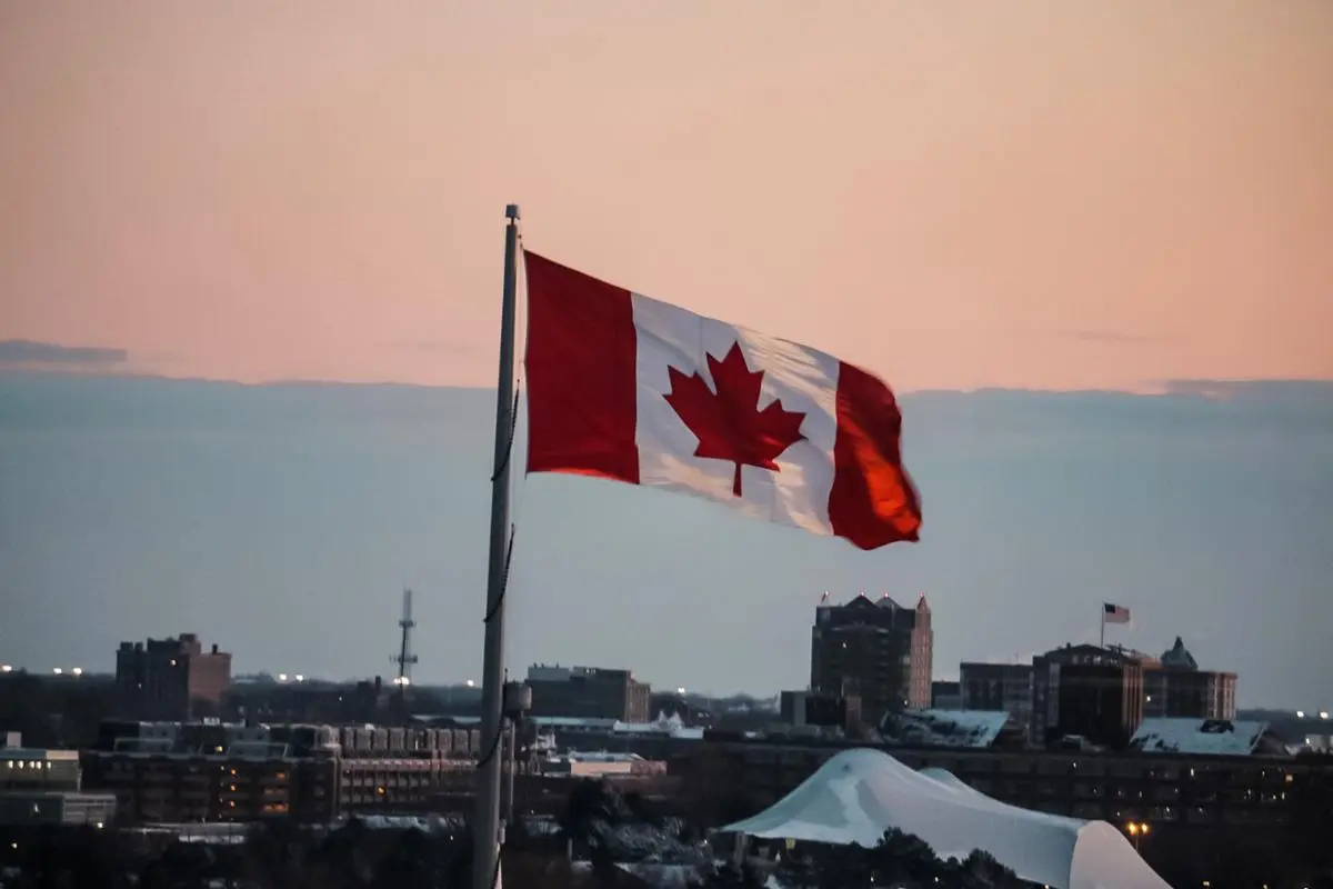 Canadian national flag.