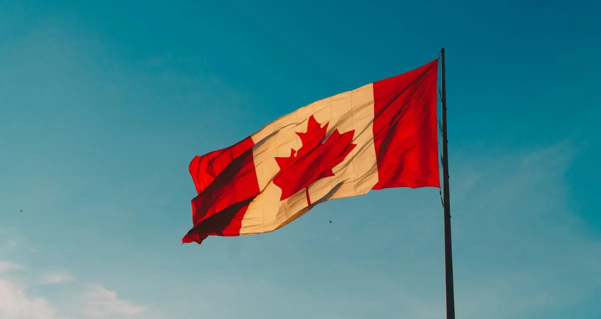 Canada's national flag.