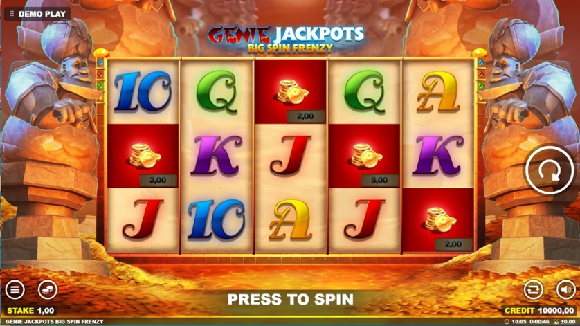genie jackpots free play