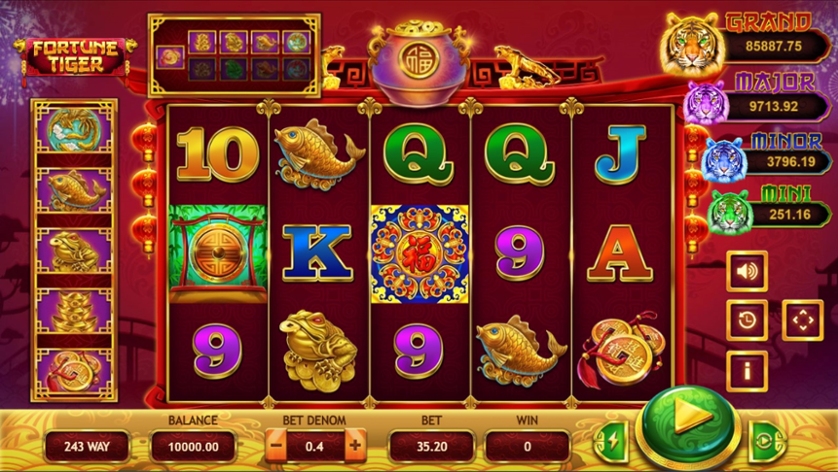 FORTUNE TIGER - OX - HABBIT (SLOT/PLATAFORMA)