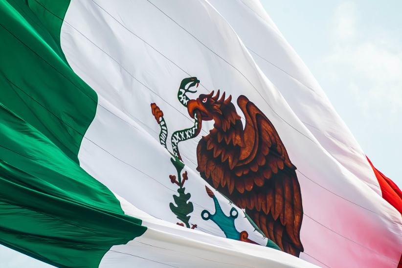 Mexico's national flag.