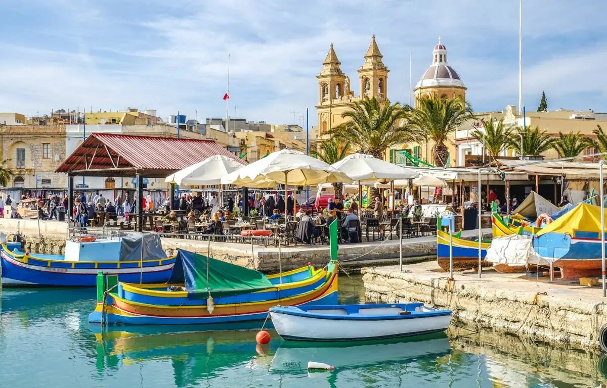 A bay in Malta.