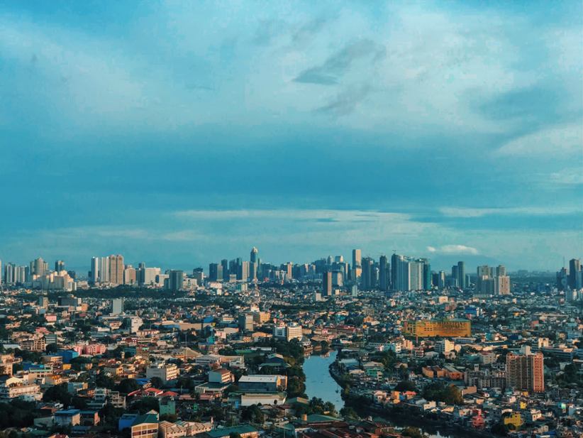 Philippines at night.