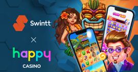 Swintt Casino and HappyCasino.