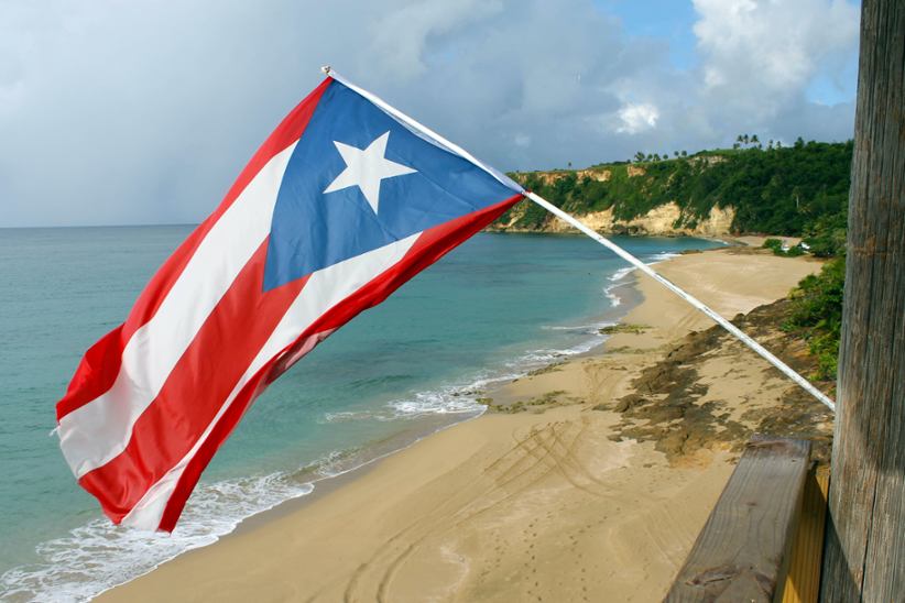 Puerto Rico's national flag.