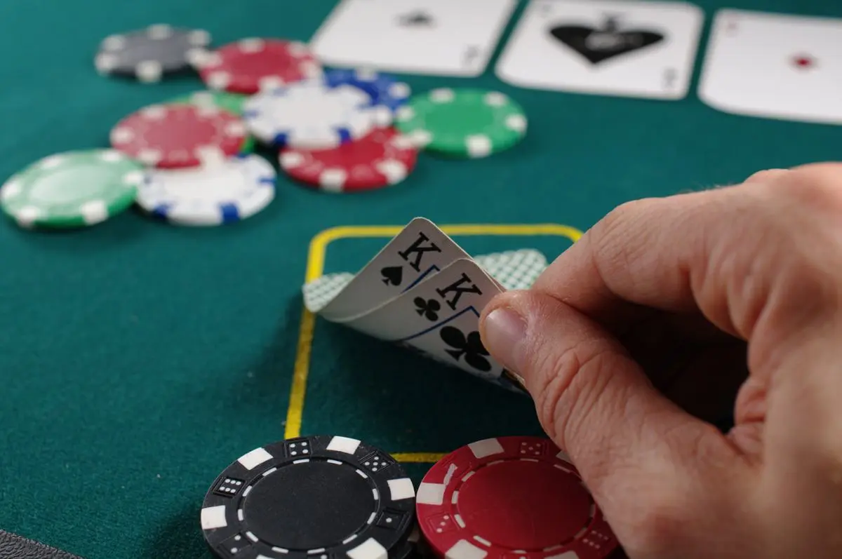 Poker cards and chips.