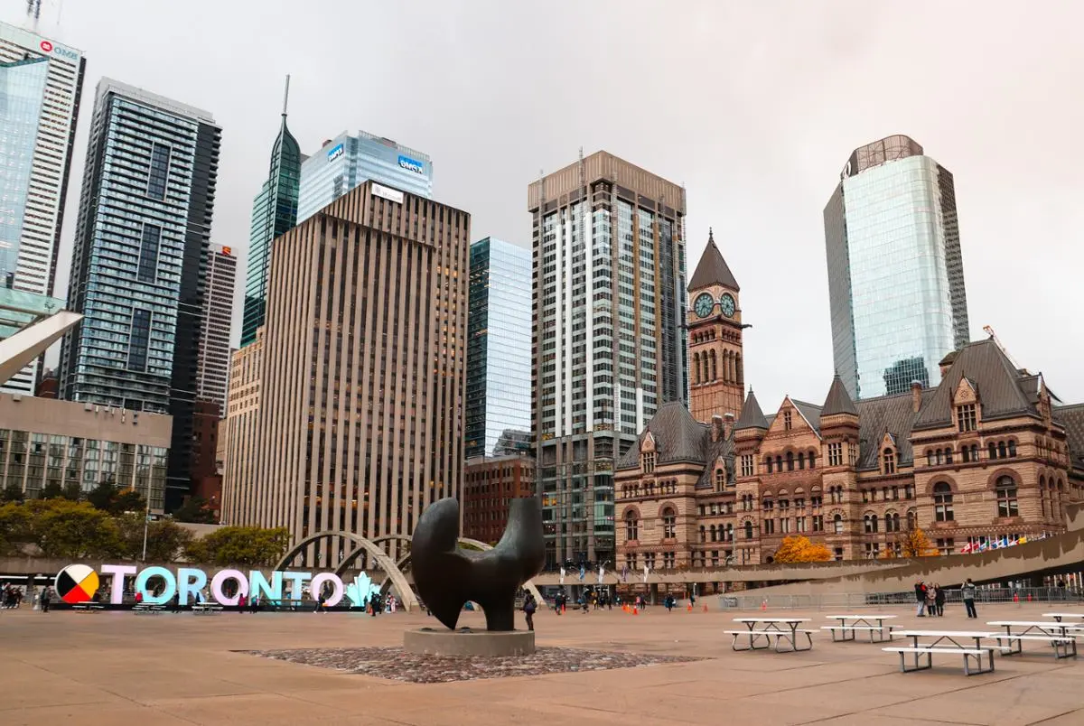 Ontario's main square.