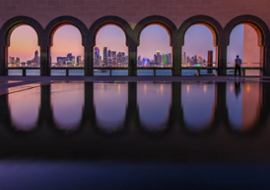 A view from Qatar.