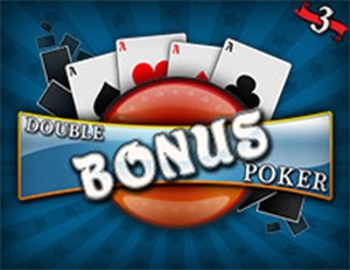 Double Bonus Poker - 3 Hands