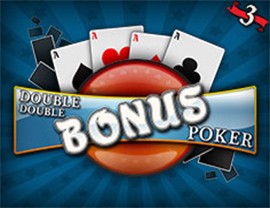 Double Double Bonus Poker - 3 Hands