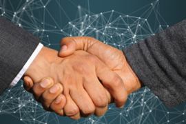 Business deal and partnership.