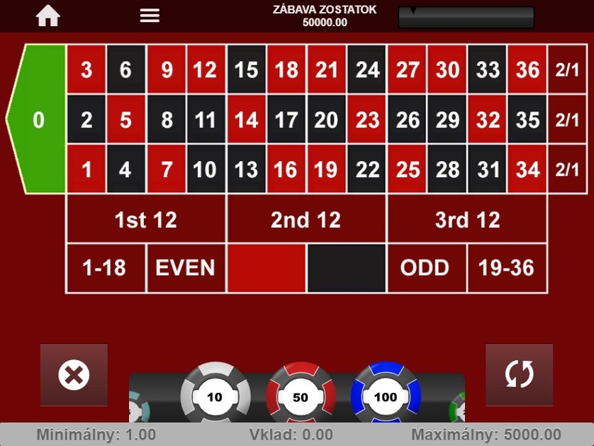 Play Free European Roulette (1x2 Gaming) Game