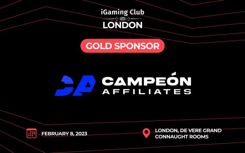 Campeon Affiliates becomes Gold Sponsor for London iGaming Club by AffPapa.