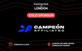 Campeon Affiliates becomes Gold Sponsor for London iGaming Club by AffPapa.