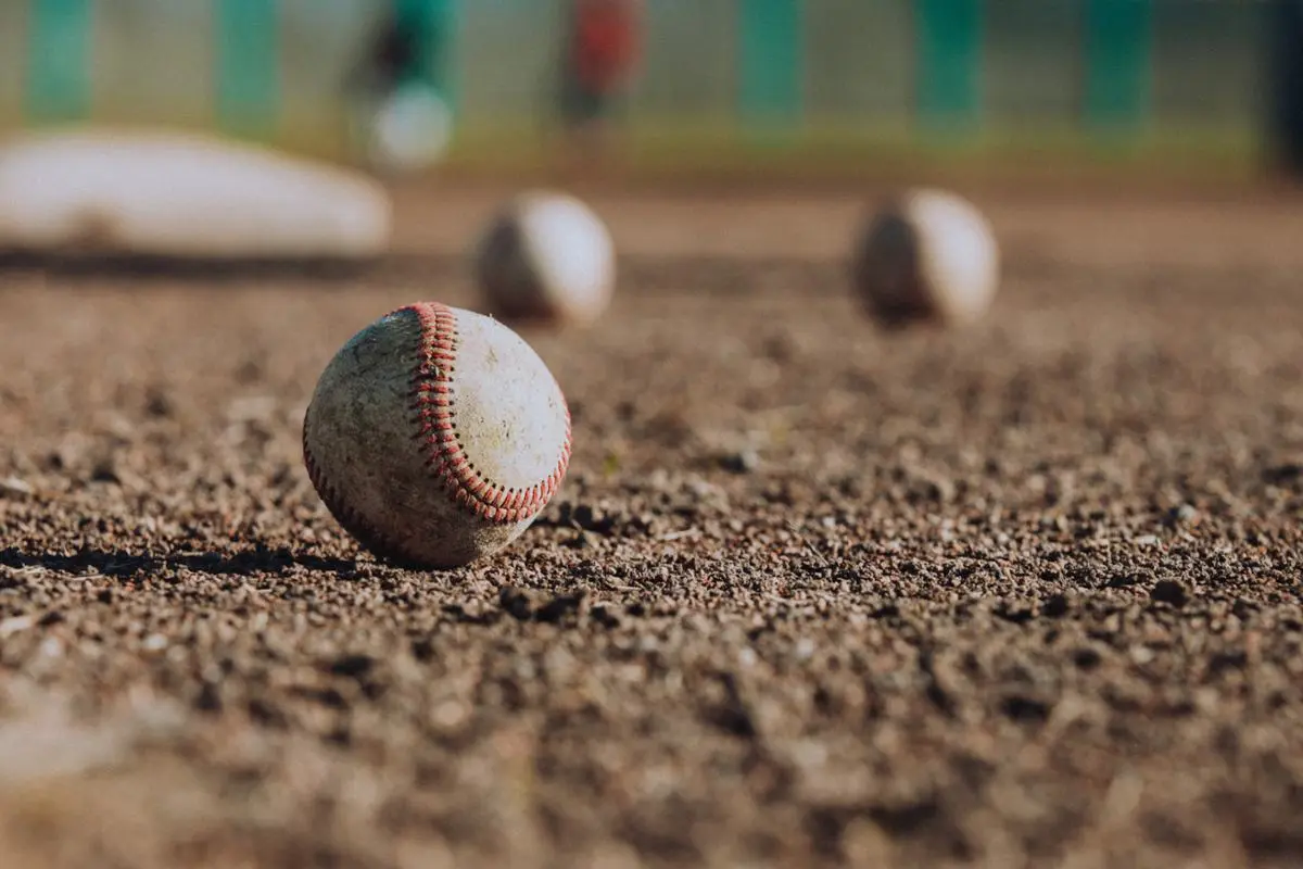Baseball balls.