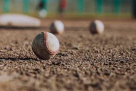Baseball balls.