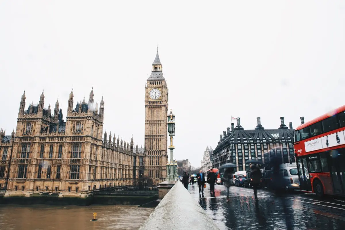 London, the Parliament and Big Ben.