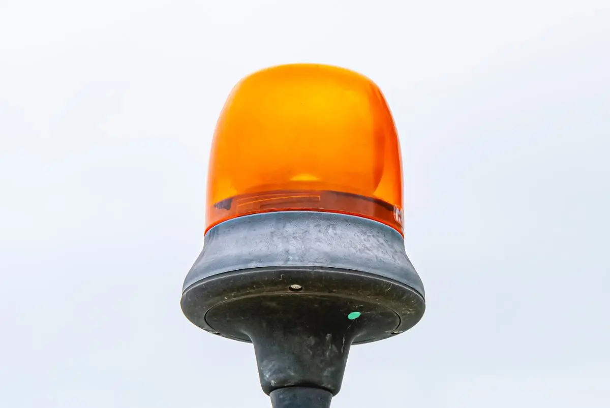 A warning siren.