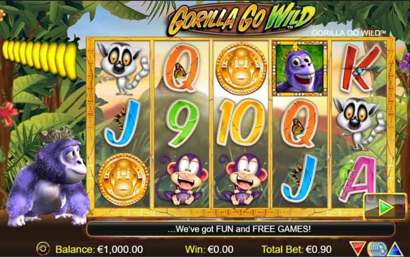 Spielen Sie Gorilla Go Wild H5 kostenlos im Demo Mode von Nextgen Gaming Spielen Sie Gorilla Go Wild H5 kostenlos im Demo Mode von Nextgen Gaming
