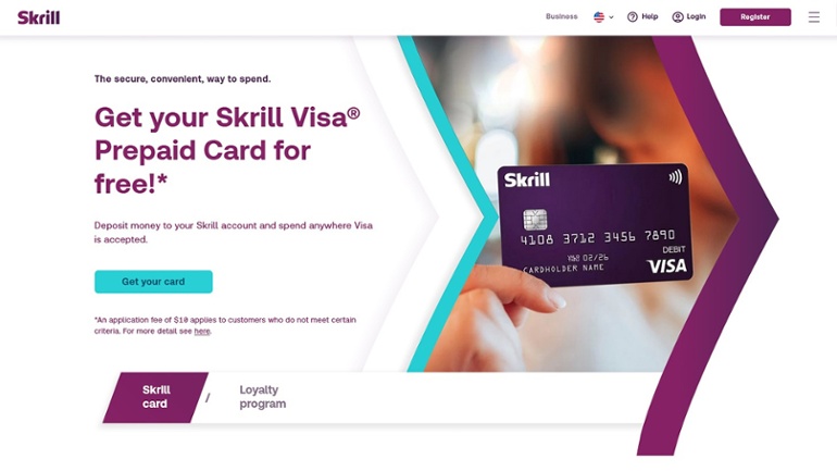 Skrill prepaid card