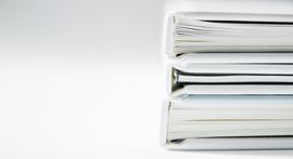 A stack of books.