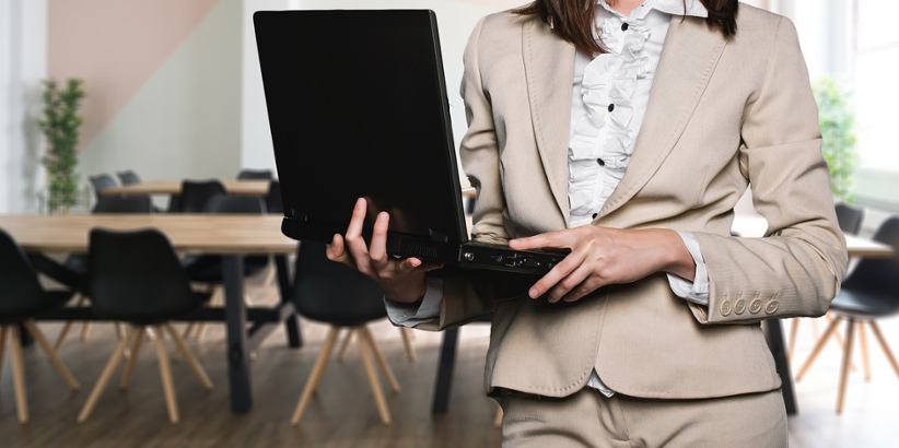 a-businesswoman-holding-a-laptop