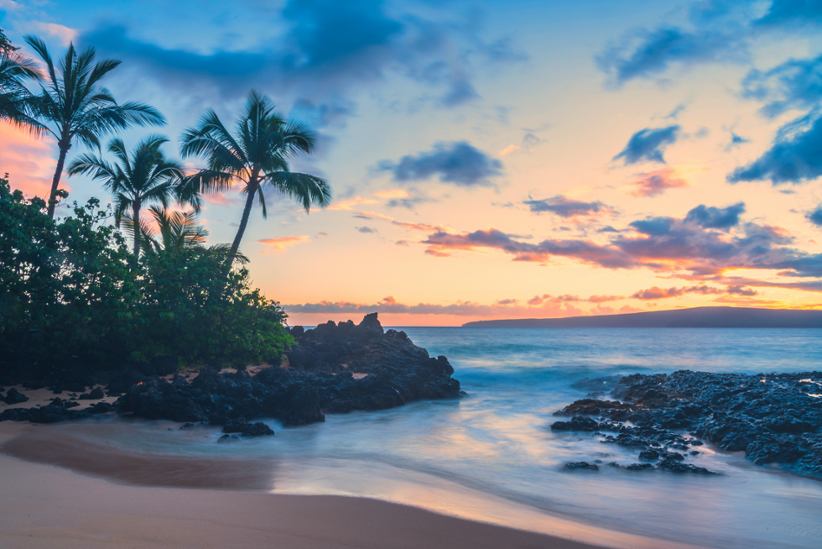 Beaches in Hawaii.