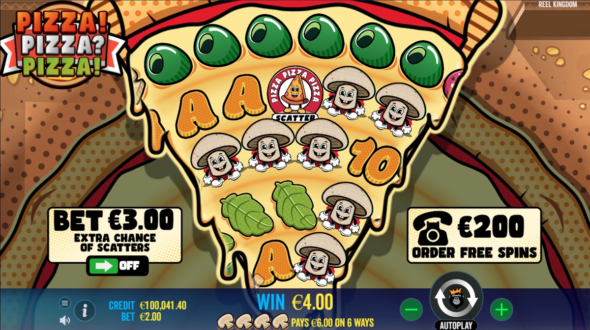 Pizza Pizza Pizza base game win