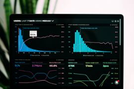 A screen with results.