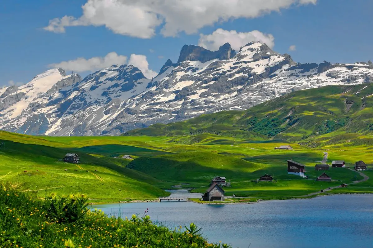 Switzerland's mountains and landscape.