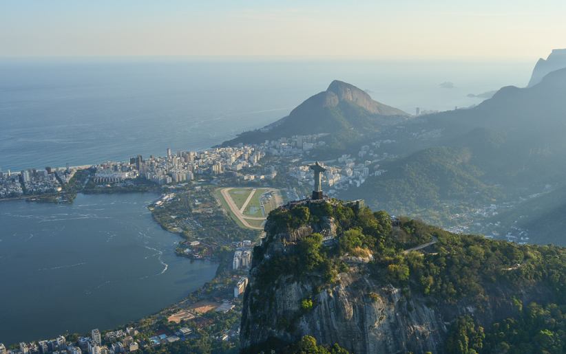 Brazil's famous statue.