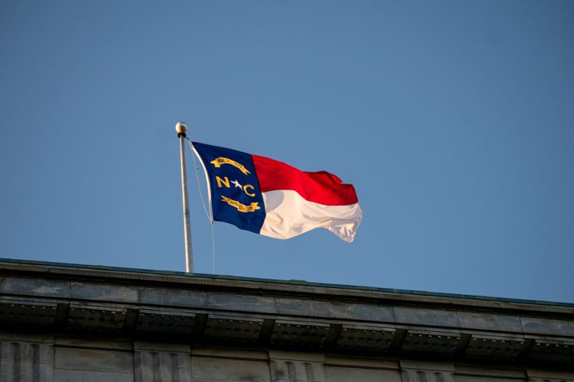 North Carolina's state flag.