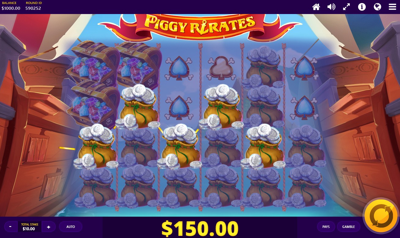 Piggy Pirates Free Play in Demo Mode