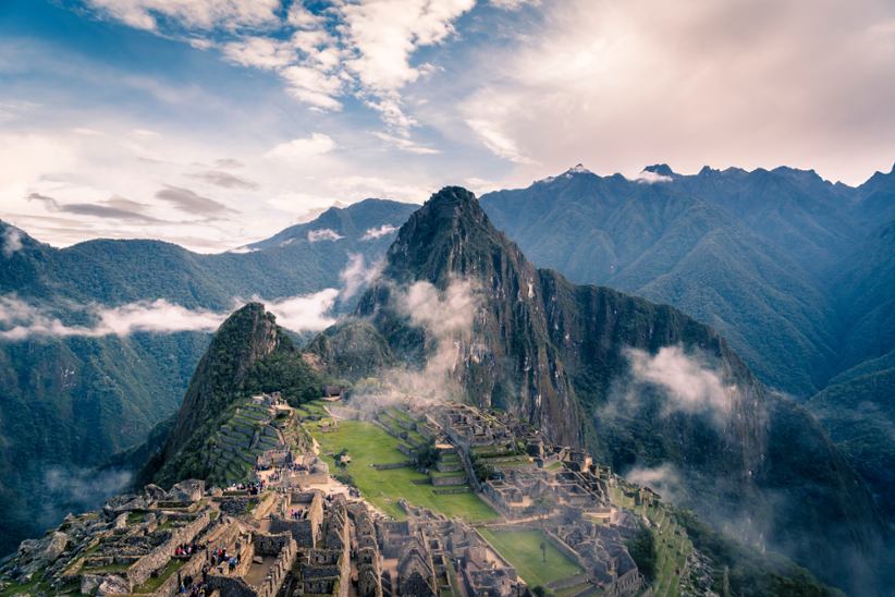Maccu Picchu mountain top.