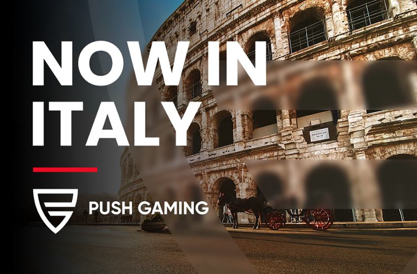 Push Gaming enters Italian iGaming market.