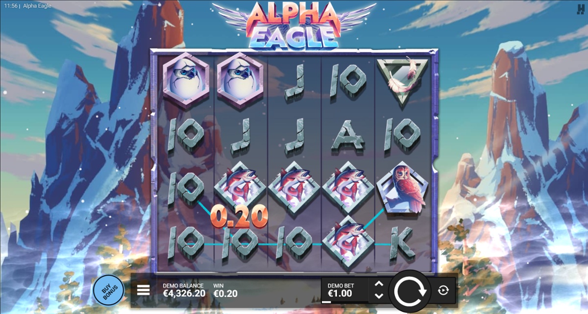 Alpha Eagle slot win