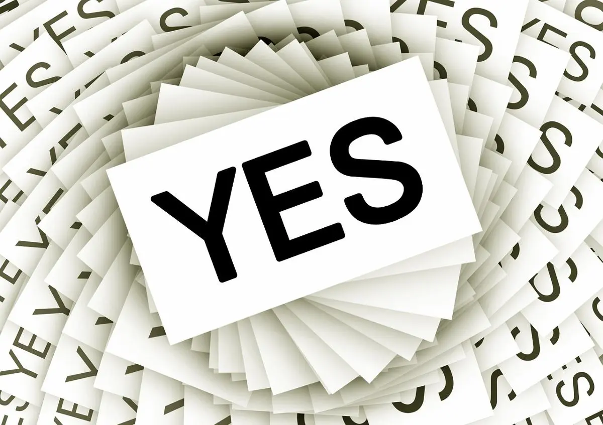 word-yes-written-on-multiple-cards