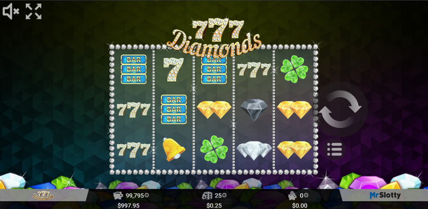 Spielen Sie 777 Diamonds Kostenlos Im Demo Mode Von MrSlotty