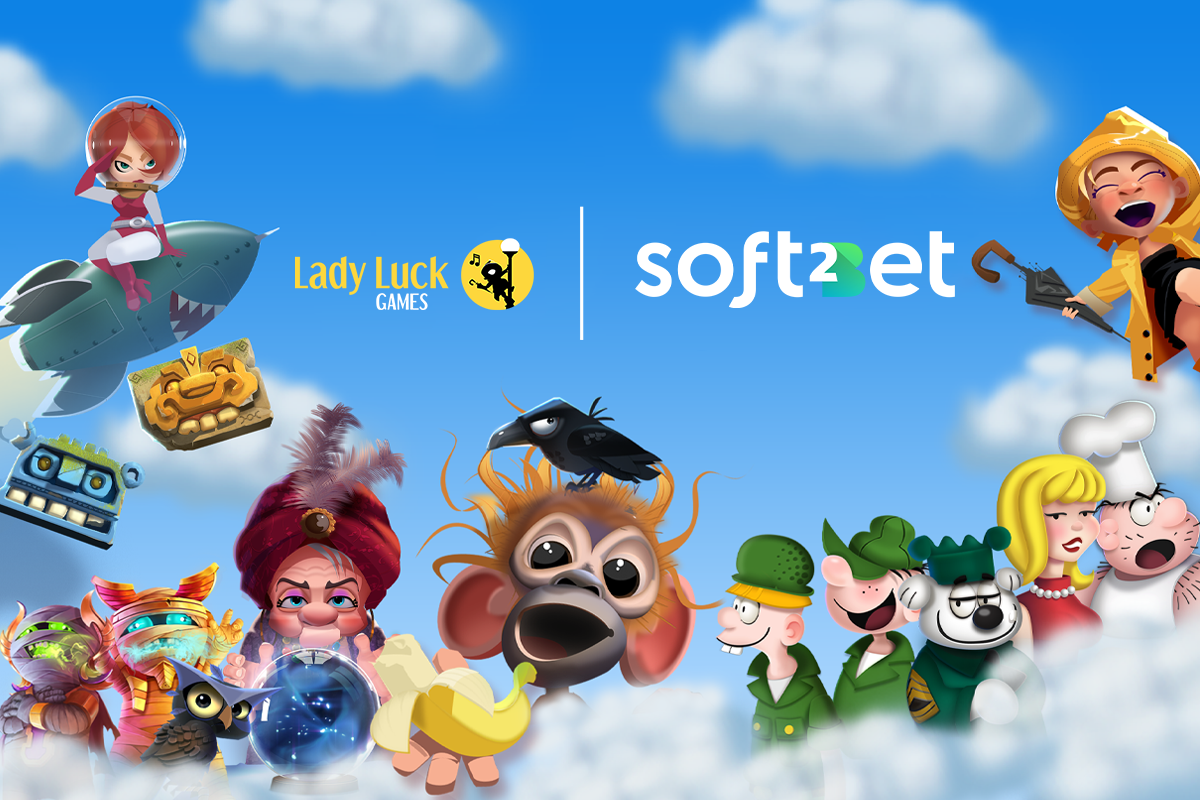 ladyluckgames-soft2bet-partnership-logos