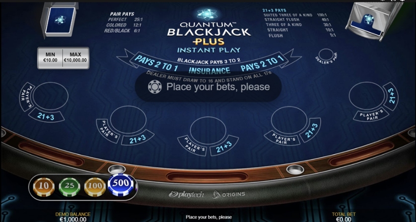 Prueba tu suerte en el Blackjack  Plus