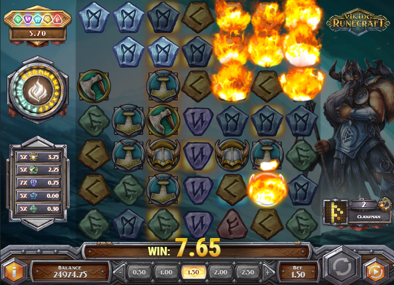 Viking Runecraft Free Play in Demo Mode and Game Review