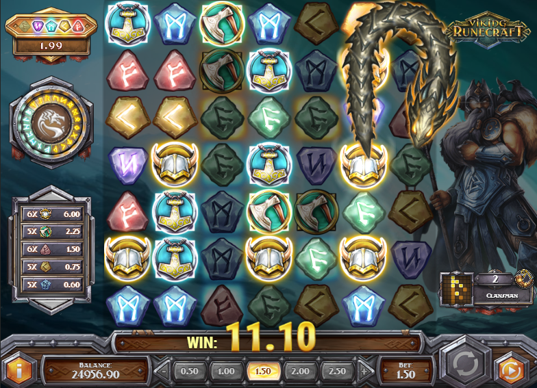 Viking Runecraft Free Play in Demo Mode and Game Review