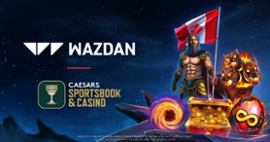 wazdan-caesars-ontario-deal-logos