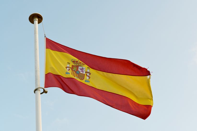 Spanish national flag.