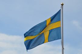 swedish-flag-on-a-pole