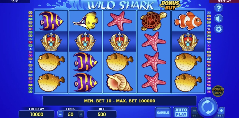 Wild Shark Bonus Buy Slot by Amatic Free Demo Play