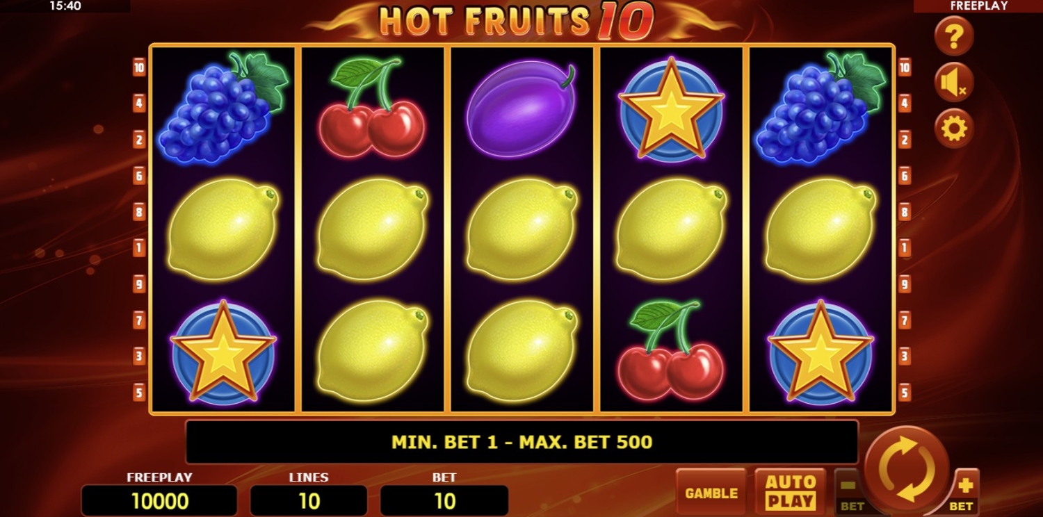 hot hot fruits game