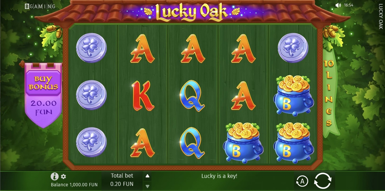 Lucky Oak Free Play In Demo Mode